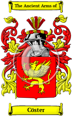 Cöster Family Crest Download (JPG) Heritage Series - 300 DPI