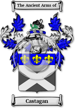 Castagan Family Crest Download (JPG) Legacy Series - 600 DPI