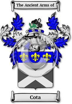 Cota Family Crest Download (JPG) Legacy Series - 600 DPI