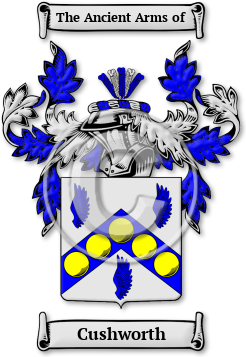 Cushworth Family Crest Download (jpg) Legacy Series - 150 DPI