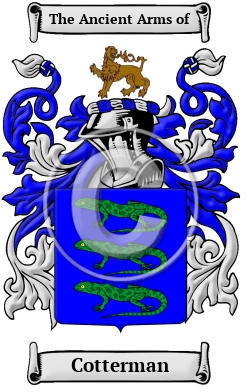 Cotterman Family Crest Download (JPG) Heritage Series - 600 DPI