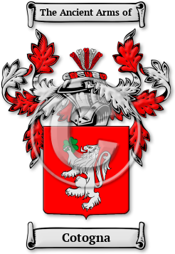 Cotogna Family Crest Download (jpg) Legacy Series - 150 DPI