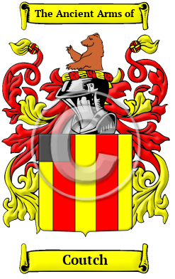 Coutch Family Crest/Coat of Arms