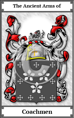 Coachmen Family Crest Download (JPG) Book Plated - 600 DPI