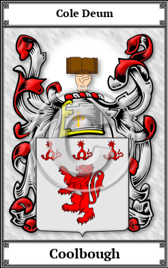Coolbough Family Crest Download (JPG)  Book Plated - 150 DPI