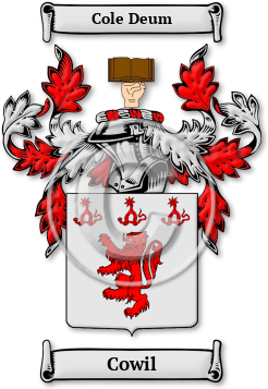 Cowil Family Crest Download (jpg) Legacy Series - 150 DPI