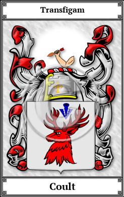 Coult Family Crest Download (JPG)  Book Plated - 150 DPI