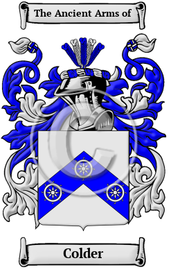 Colder Family Crest Download (JPG) Heritage Series - 600 DPI