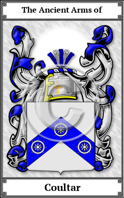 Coultar Family Crest Download (JPG)  Book Plated - 150 DPI