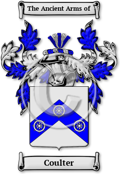 Coulter Family Crest Download (jpg) Legacy Series - 150 DPI