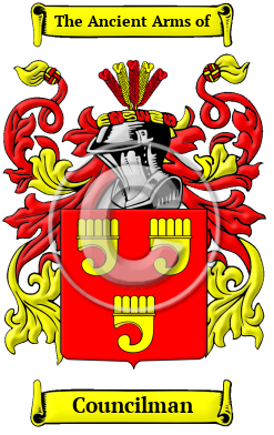 Councilman Family Crest Download (JPG) Heritage Series - 600 DPI