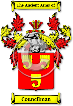 Councilman Family Crest Download (jpg) Legacy Series - 150 DPI