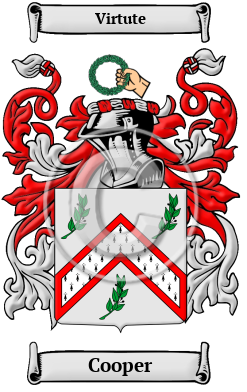 Cooper Family Crest Download (JPG) Heritage Series - 600 DPI