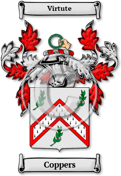 Coppers Family Crest Download (jpg) Legacy Series - 150 DPI