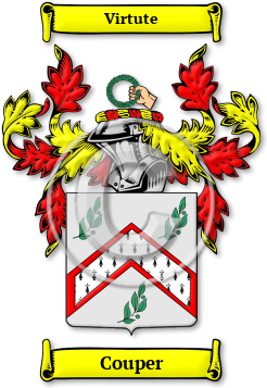 Couper Family Crest Download (jpg) Legacy Series - 150 DPI