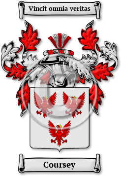 Coursey Family Crest Download (JPG) Legacy Series - 600 DPI