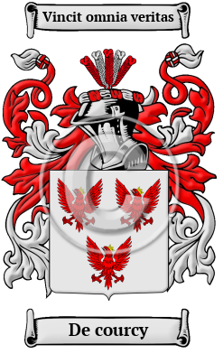 De courcy Family Crest/Coat of Arms