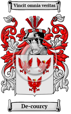 De-courcy Family Crest Download (JPG) Heritage Series - 300 DPI