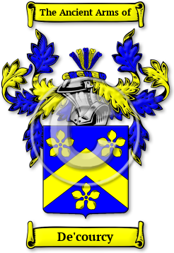 De'courcy Family Crest Download (jpg) Legacy Series - 150 DPI