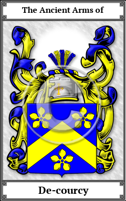 De-courcy Family Crest Download (JPG)  Book Plated - 150 DPI