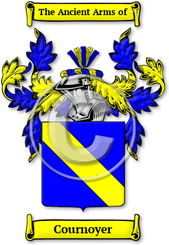 Cournoyer Family Crest Download (jpg) Legacy Series - 150 DPI