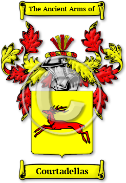 Courtadellas Family Crest Download (JPG) Legacy Series - 600 DPI