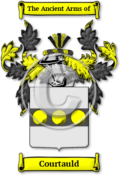 Courtauld Family Crest Download (jpg) Legacy Series - 150 DPI