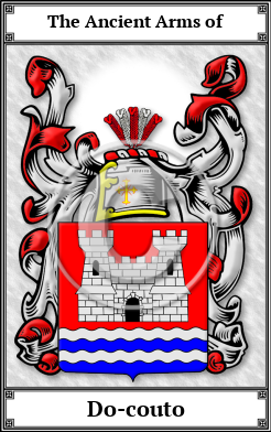 Do-couto Family Crest Download (JPG)  Book Plated - 150 DPI