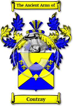Coutray Family Crest Download (JPG) Legacy Series - 600 DPI