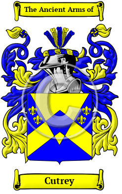 Cutrey Family Crest/Coat of Arms