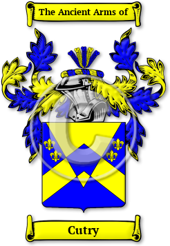 Cutry Family Crest Download (jpg) Legacy Series - 150 DPI