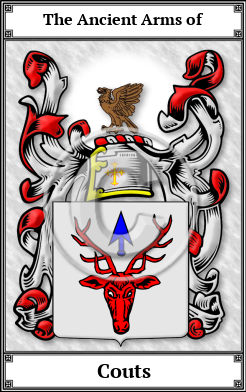 Couts Family Crest Download (JPG) Book Plated - 600 DPI