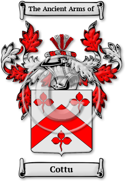 Cottu Family Crest Download (jpg) Legacy Series - 150 DPI