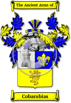 Cobarubias Family Crest Download (jpg) Legacy Series - 150 DPI