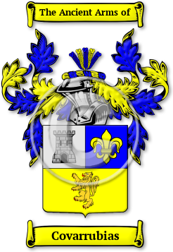 Covarrubias Family Crest Download (jpg) Legacy Series - 150 DPI