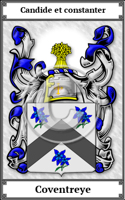 Coventreye Family Crest Download (JPG)  Book Plated - 150 DPI