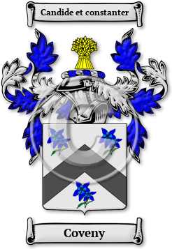 Coveny Family Crest Download (jpg) Legacy Series - 150 DPI