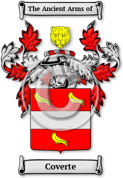 Coverte Family Crest Download (jpg) Legacy Series - 150 DPI