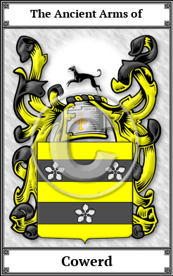 Cowerd Family Crest Download (JPG) Book Plated - 600 DPI
