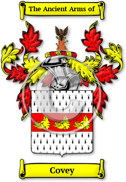 Covey Family Crest Download (jpg) Legacy Series - 150 DPI