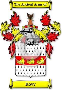 Kovy Family Crest Download (jpg) Legacy Series - 150 DPI