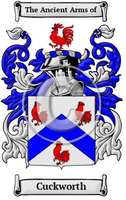 Cuckworth Family Crest Download (JPG) Heritage Series - 600 DPI
