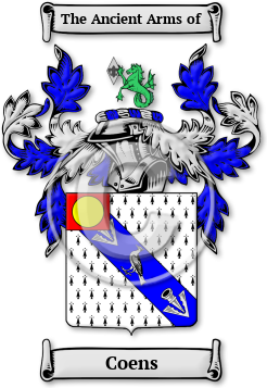 Coens Family Crest Download (jpg) Legacy Series - 150 DPI