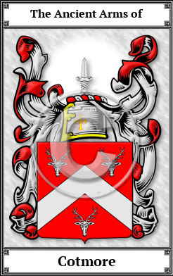 Cotmore Family Crest Download (JPG)  Book Plated - 150 DPI