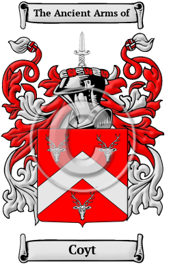 Coyt Family Crest/Coat of Arms