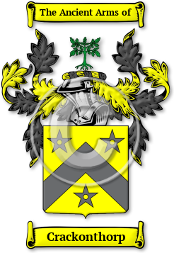 Crackonthorp Family Crest Download (jpg) Legacy Series - 150 DPI