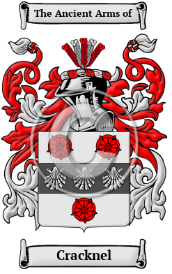 Cracknel Family Crest/Coat of Arms