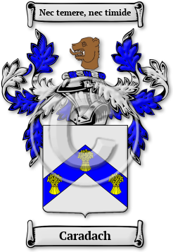 Caradach Family Crest Download (JPG) Legacy Series - 600 DPI