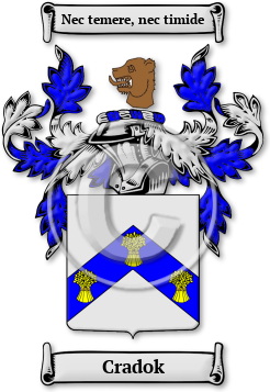 Cradok Family Crest Download (jpg) Legacy Series - 150 DPI