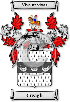 Creagh Family Crest Download (jpg) Legacy Series - 150 DPI